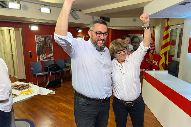 Marc Lamuà i Gael Rodríguez, caps de llista del PSC al Congrés i el Senat a les comarques gironines
