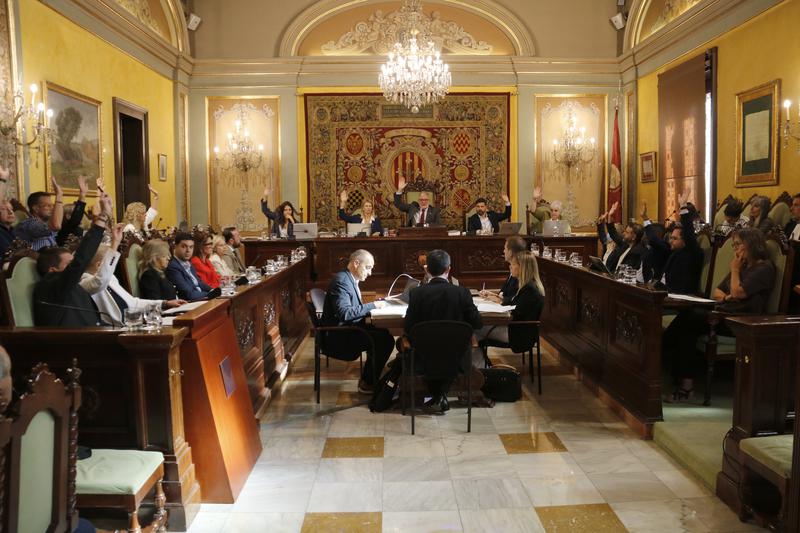 Socialists, Junts and Vox vote in favour of the new Civic Conduct and Coexistence Ordinance