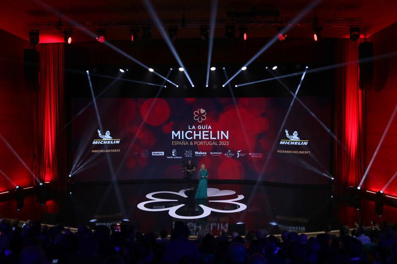 Image of the 2023 Michelin guide gala, which took place in Toledo on November 22, 2022