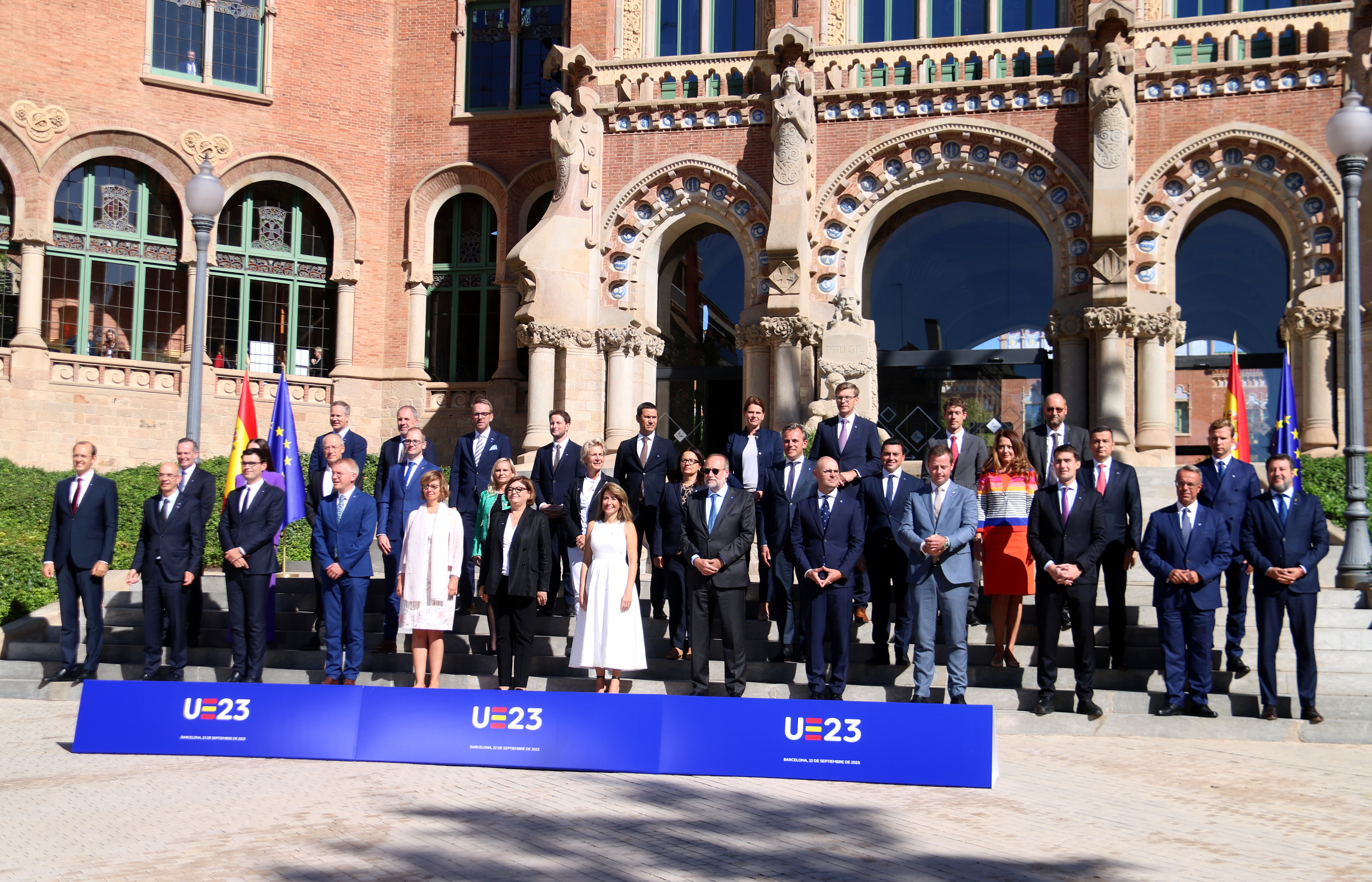 European transport ministers in the informal meeting in Barcelona