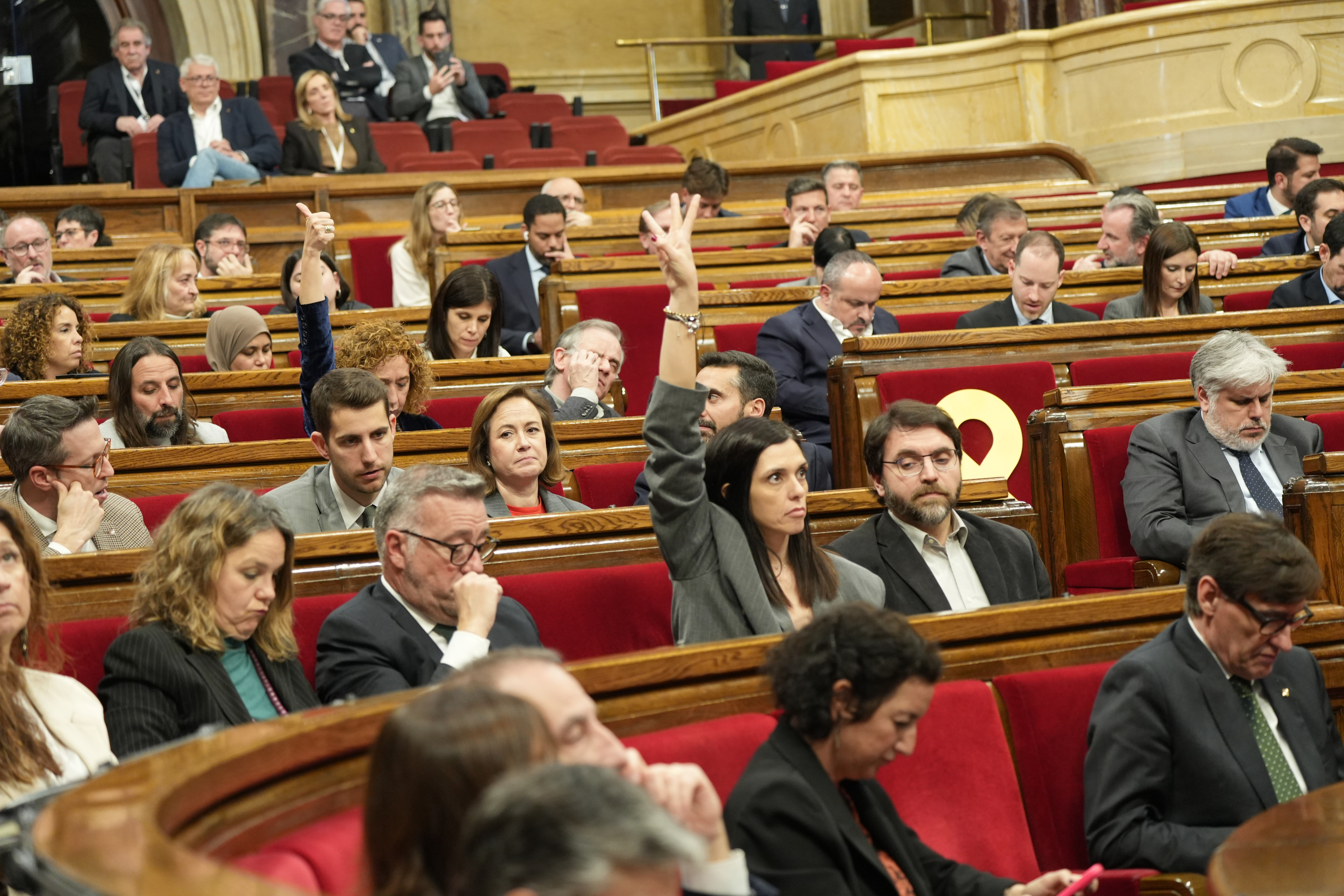 Vote on motions in the Catalan Parliament