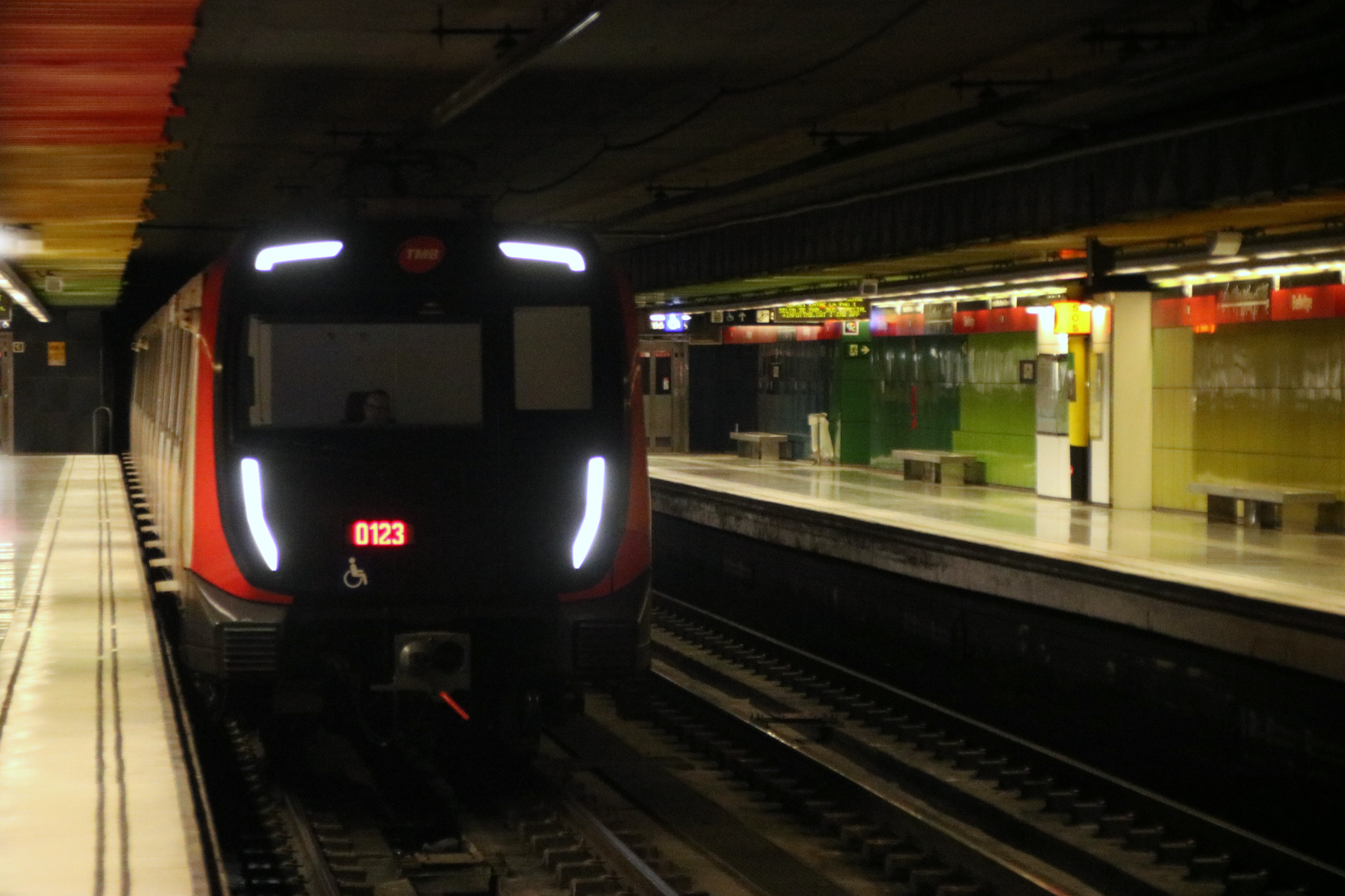 L1 line of the Barcelona Metro.