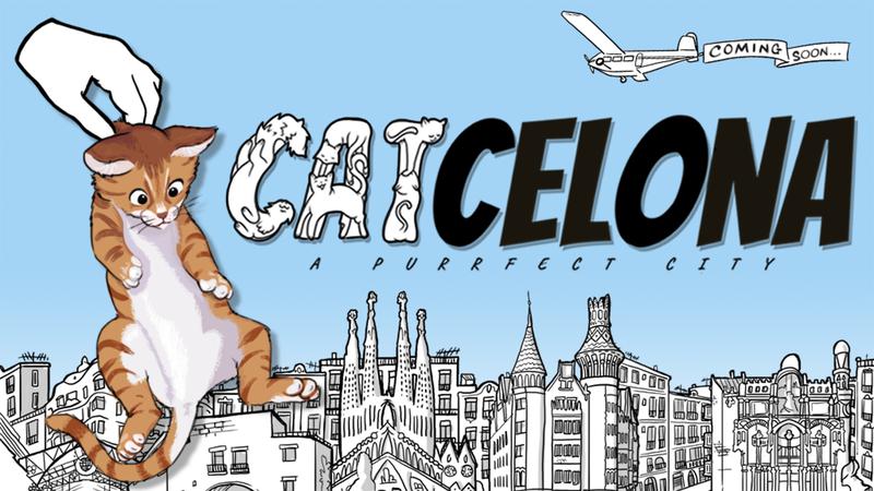 The poster of new video game 'Catcelona'