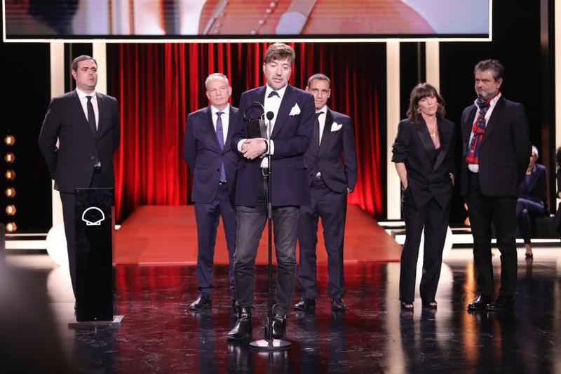 Director Albert Serra receives the Golden Shell at the San Sebastián Film Festival on September 28, 2024