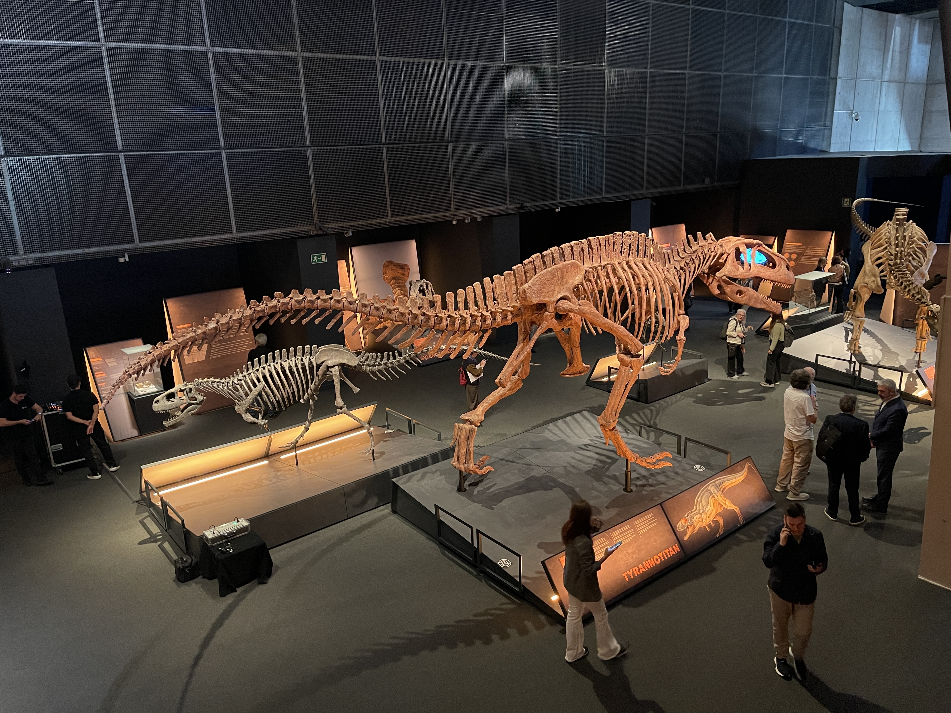 Tyrannotitan chubutensis, part of the Dinosaurs of Patagonia exhibition at CosmoCaixa science museum