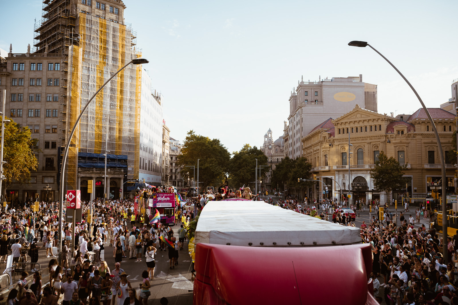 Thousands of people took to the streets on July 20, 2024 to celebrate Pride in Barcelona