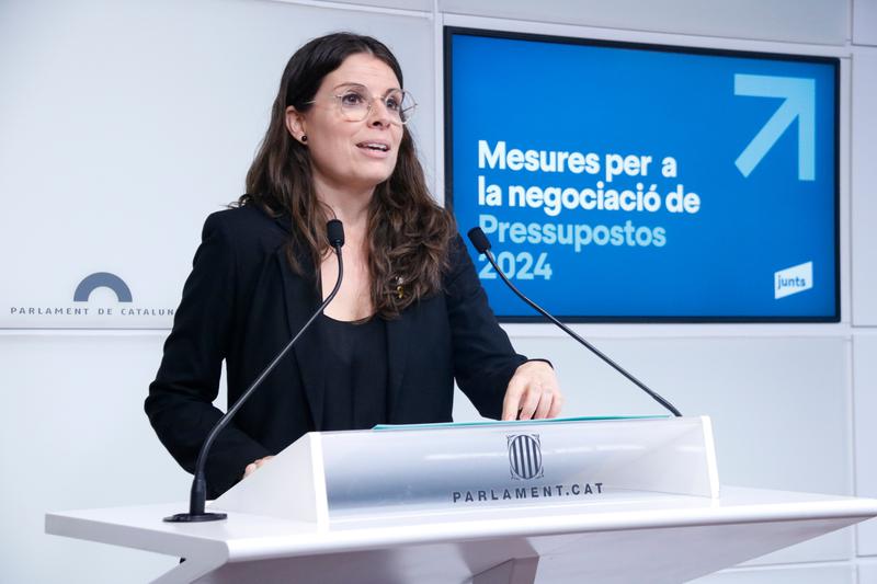 Junts parliamentary spokesperson, Mònica Sales