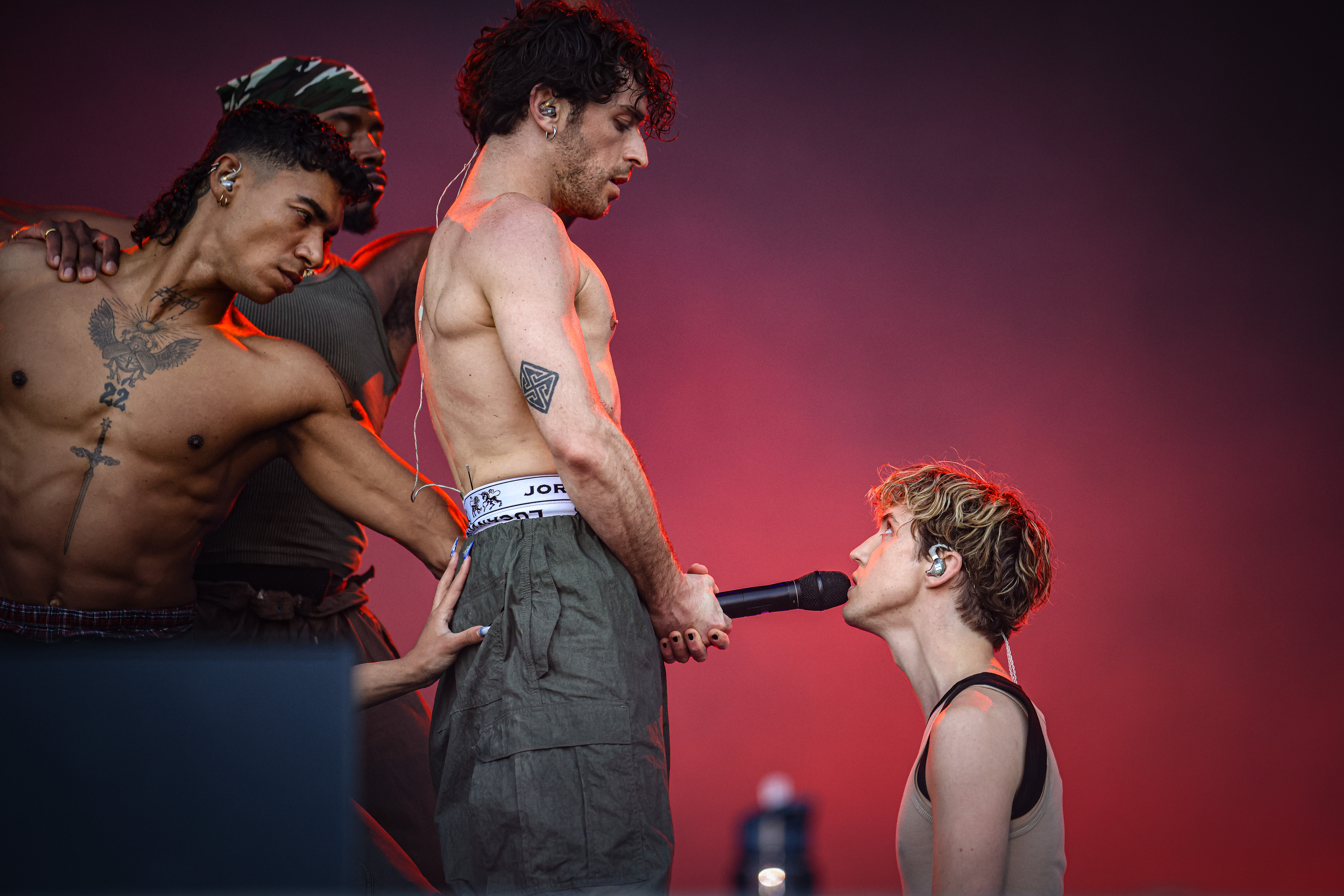 Australian singer Troye Sivan performs at the 2024 Primavera Sound