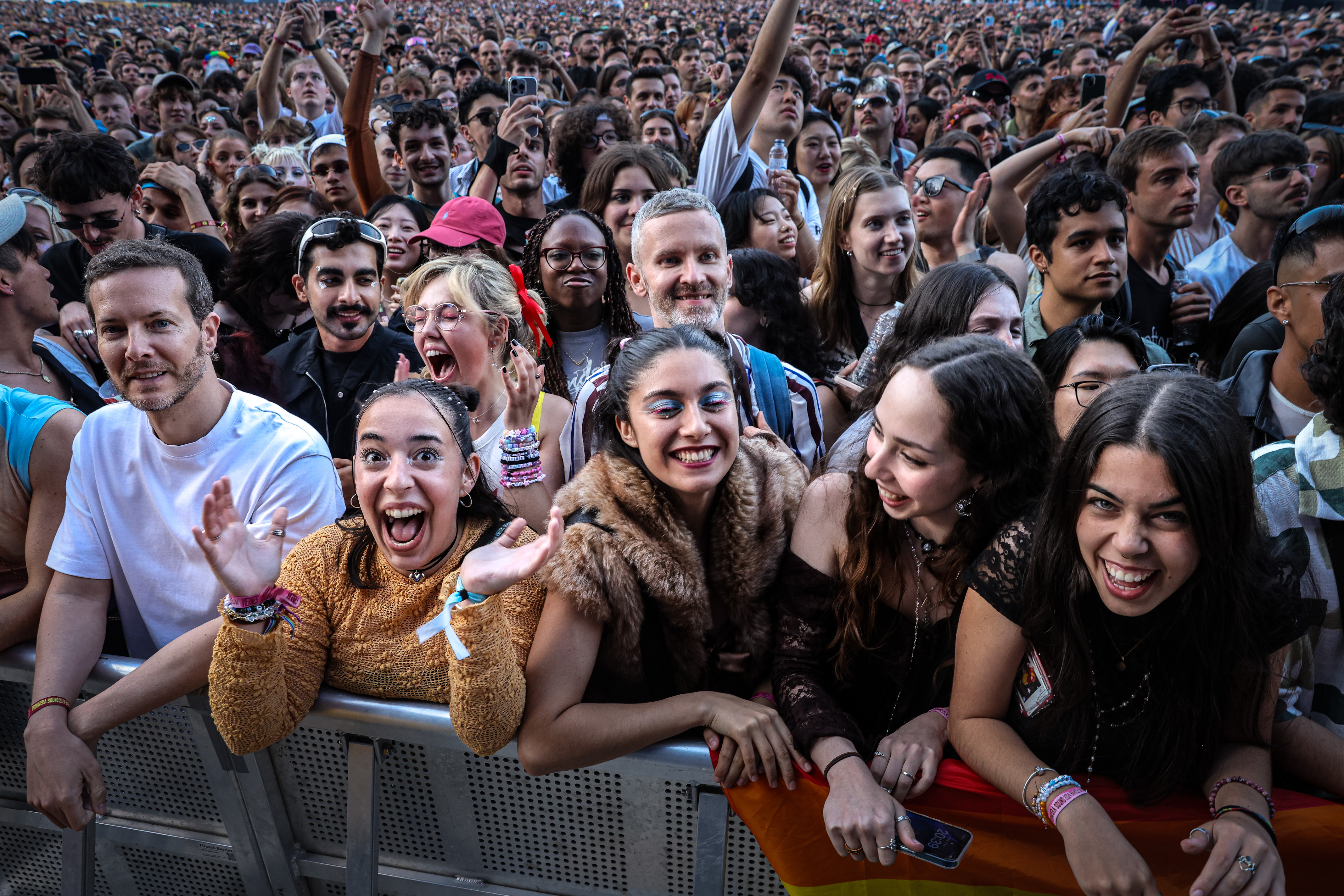 Music fans at Primavera Sound 2024