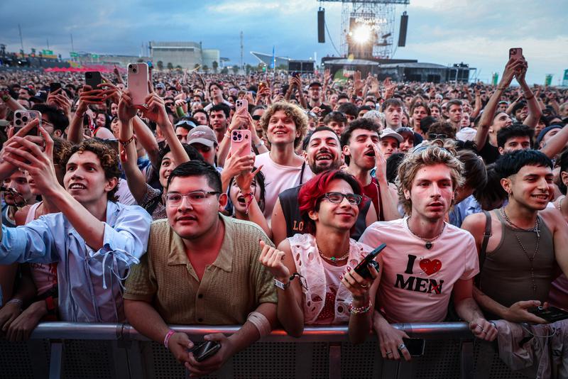 Music fans at Primavera Sound 2024