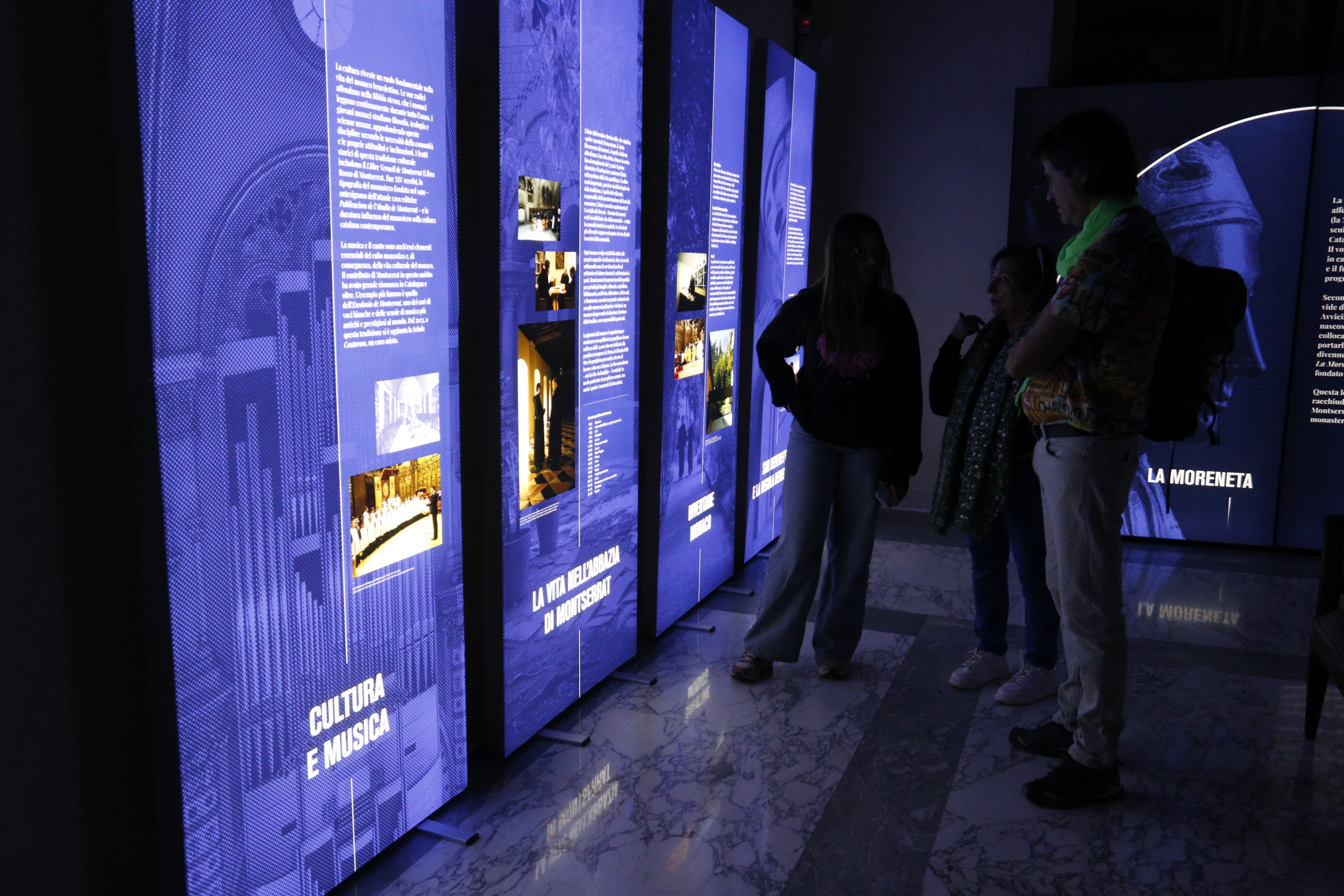 The exhibition 'Montserrat, a Millennium: A Benedictine Contribution to the Building of Europe,' at the Palazzo della Cancelleria in Rome