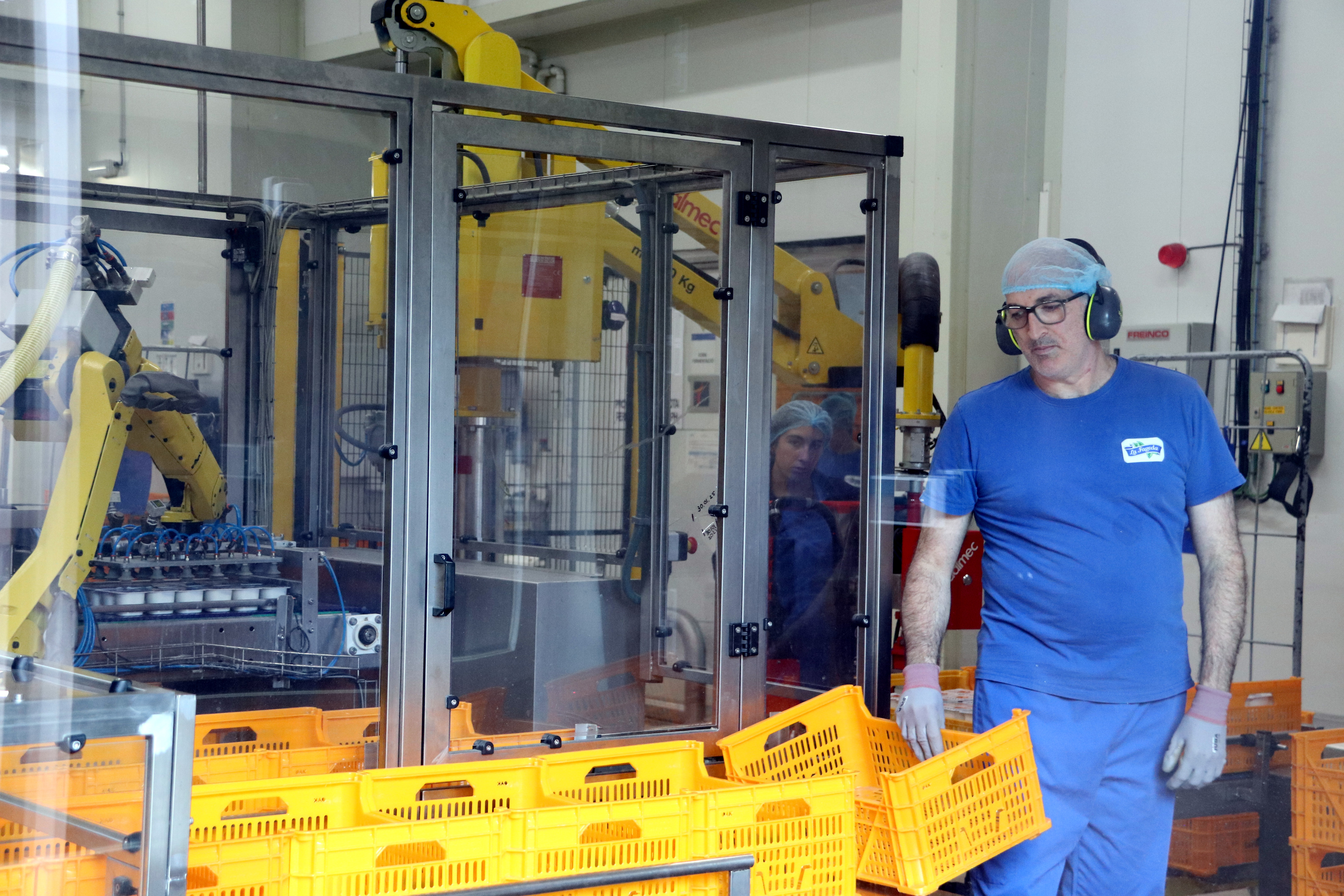 Workers at La Fageda