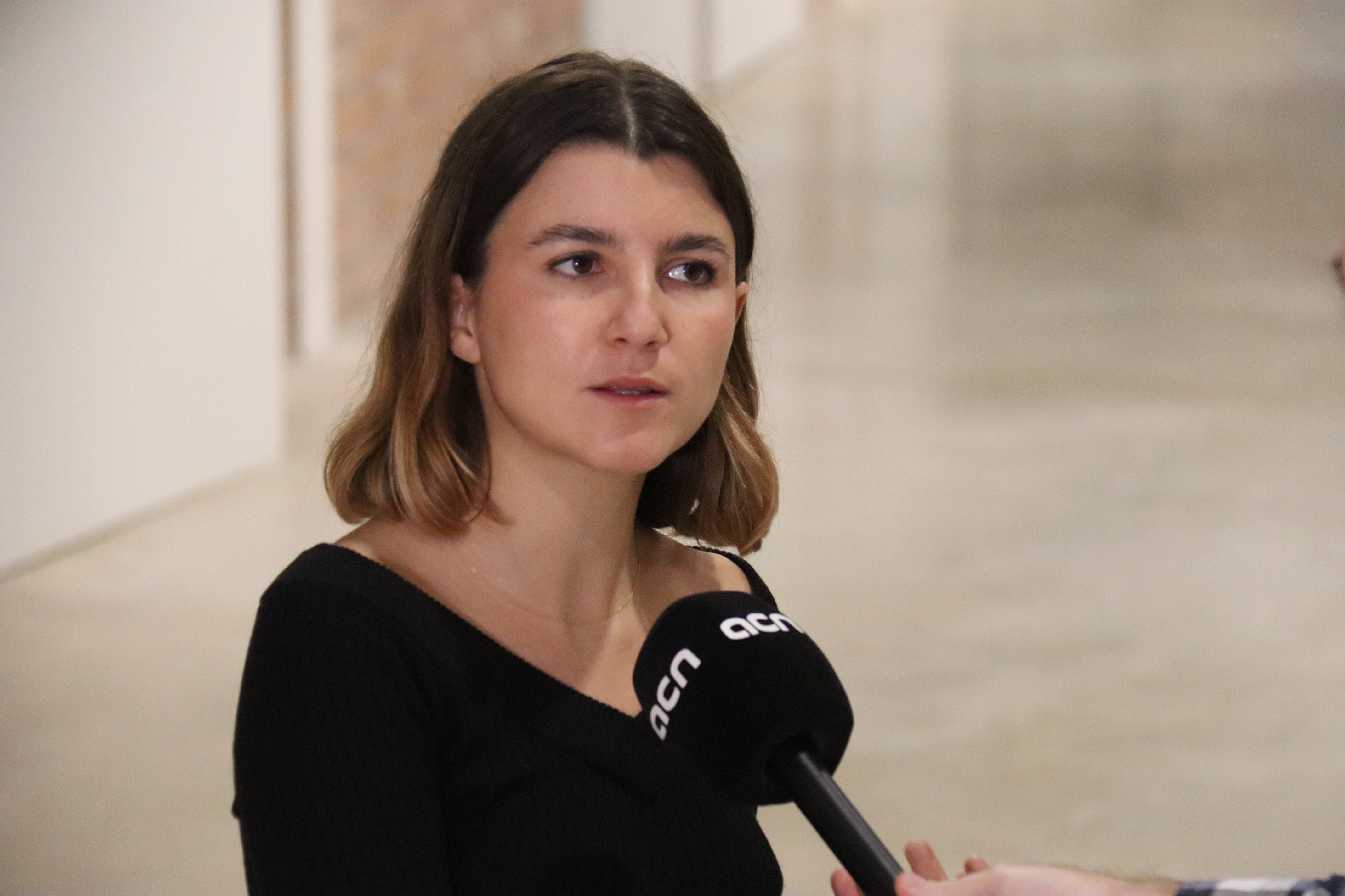 Carme Arcarazo, spokesperson for the Tenants' Union in Barcelona