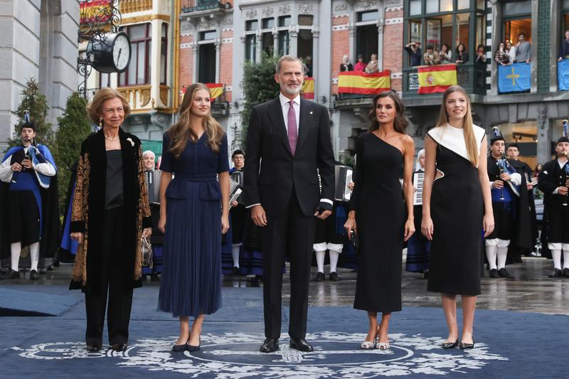 Spanish royal family at the Princess of Asturias awards