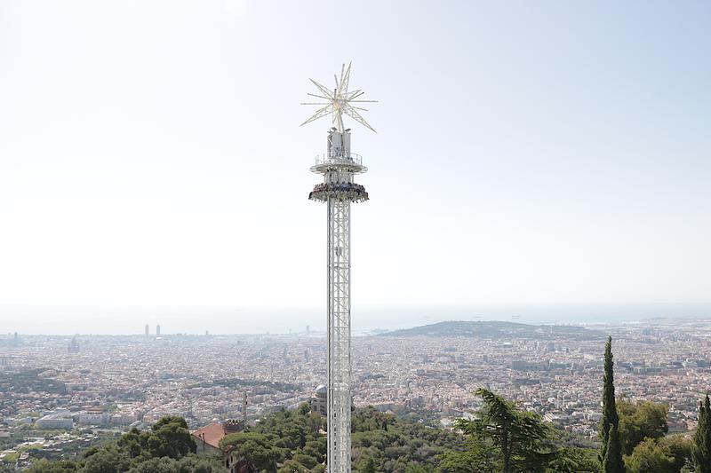Merlí, the new freefall ride in Tibidabo