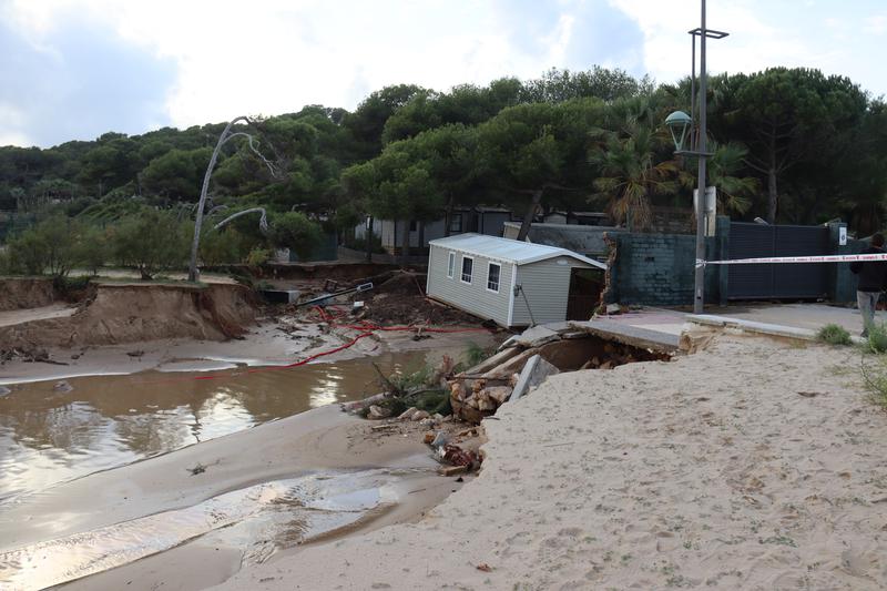 The Torre de la Móra campsite in Tarragona was affected by heavy rain on November 4, 2024