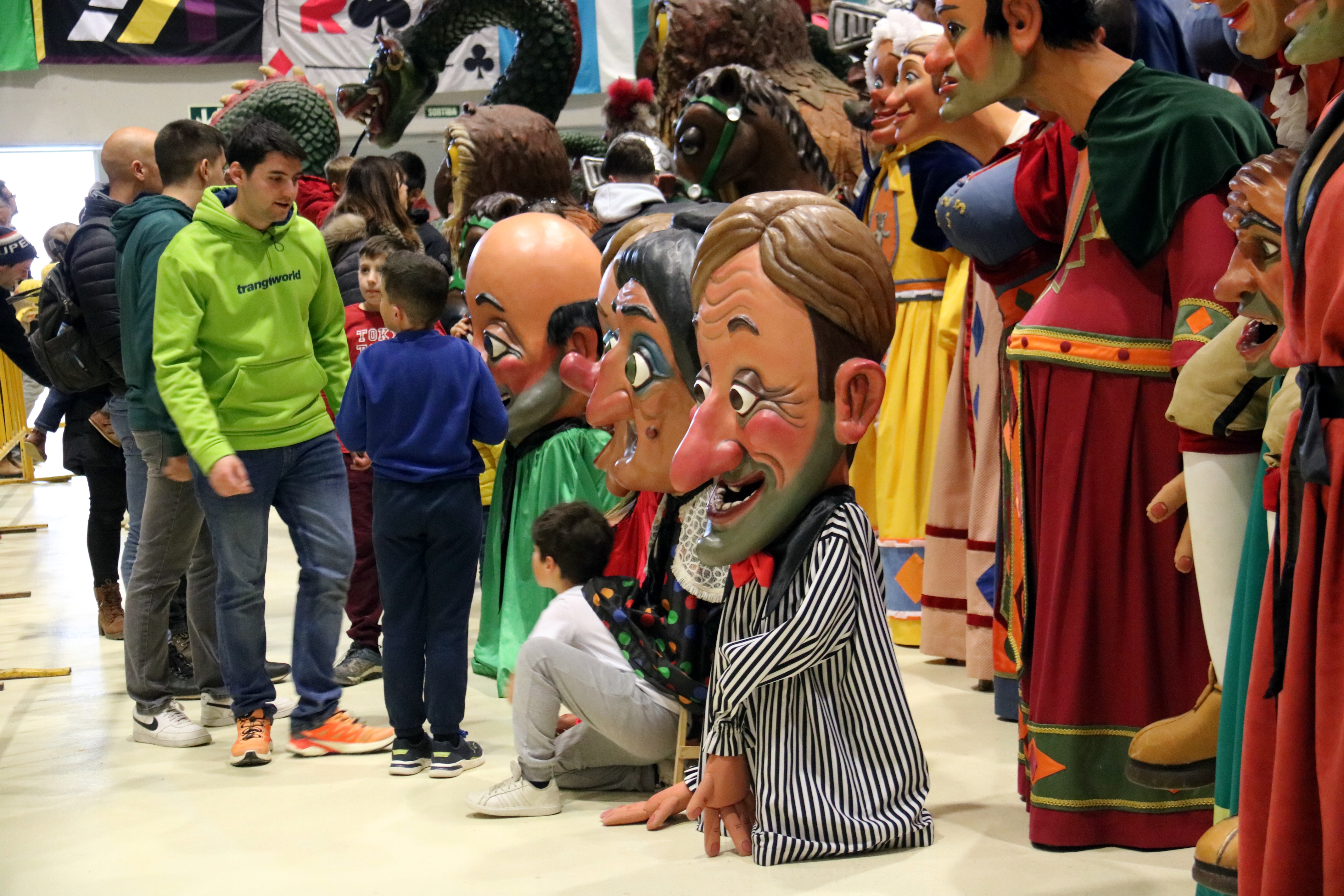 Giants in Solsona for Carnaval 2024