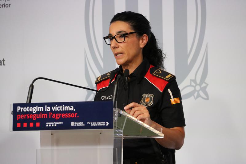 Mossos spokesperson Montserrat Escudé on July 20, 2023