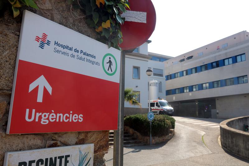 Hospital's urgent care department in Palamós