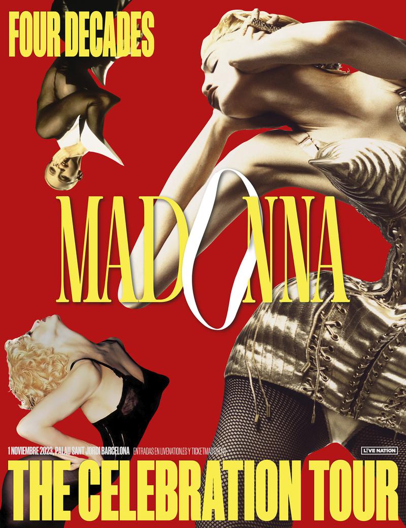Promotional image for Madonna's The Celebration Tour
