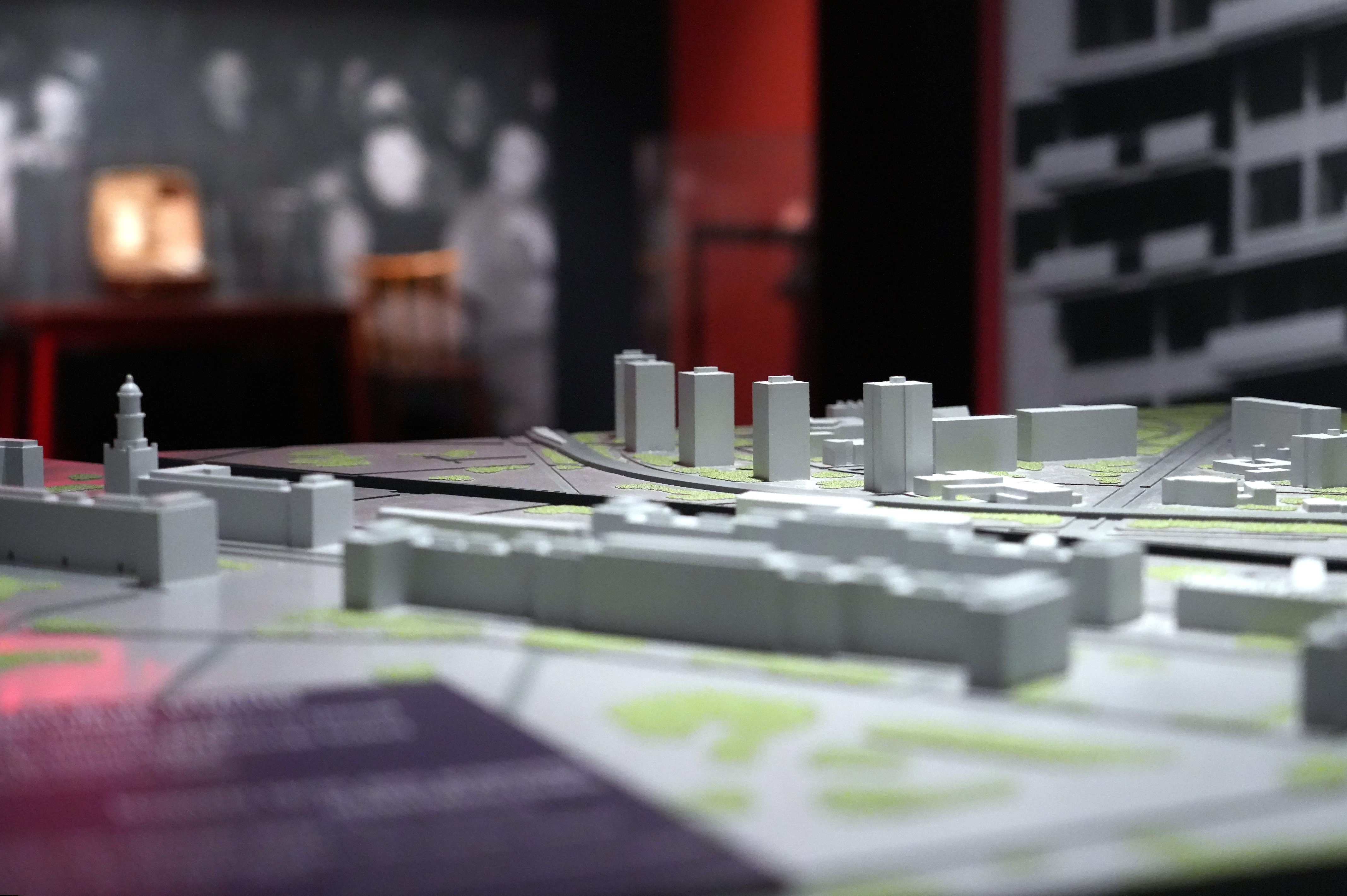 A model of the division between East and West Germany