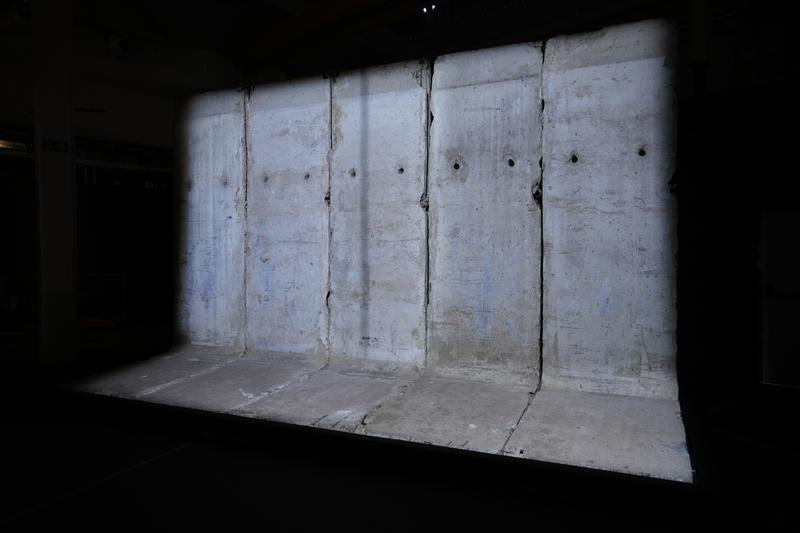 Original sections of the Berlin Wall exhibited in Barcelona