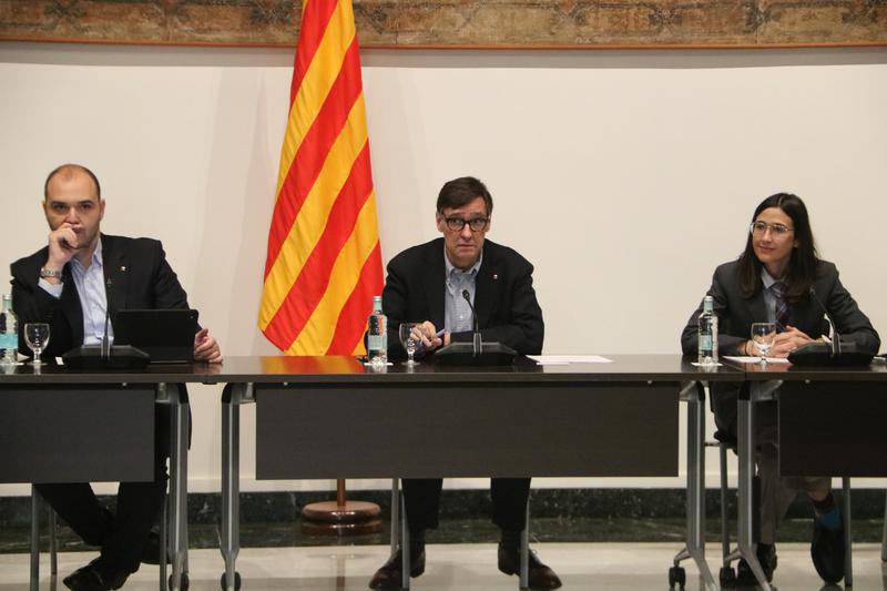 Illa es reuneix al Palau de la Generalitat per fer seguiment de l'estat de PPA a Catalunya