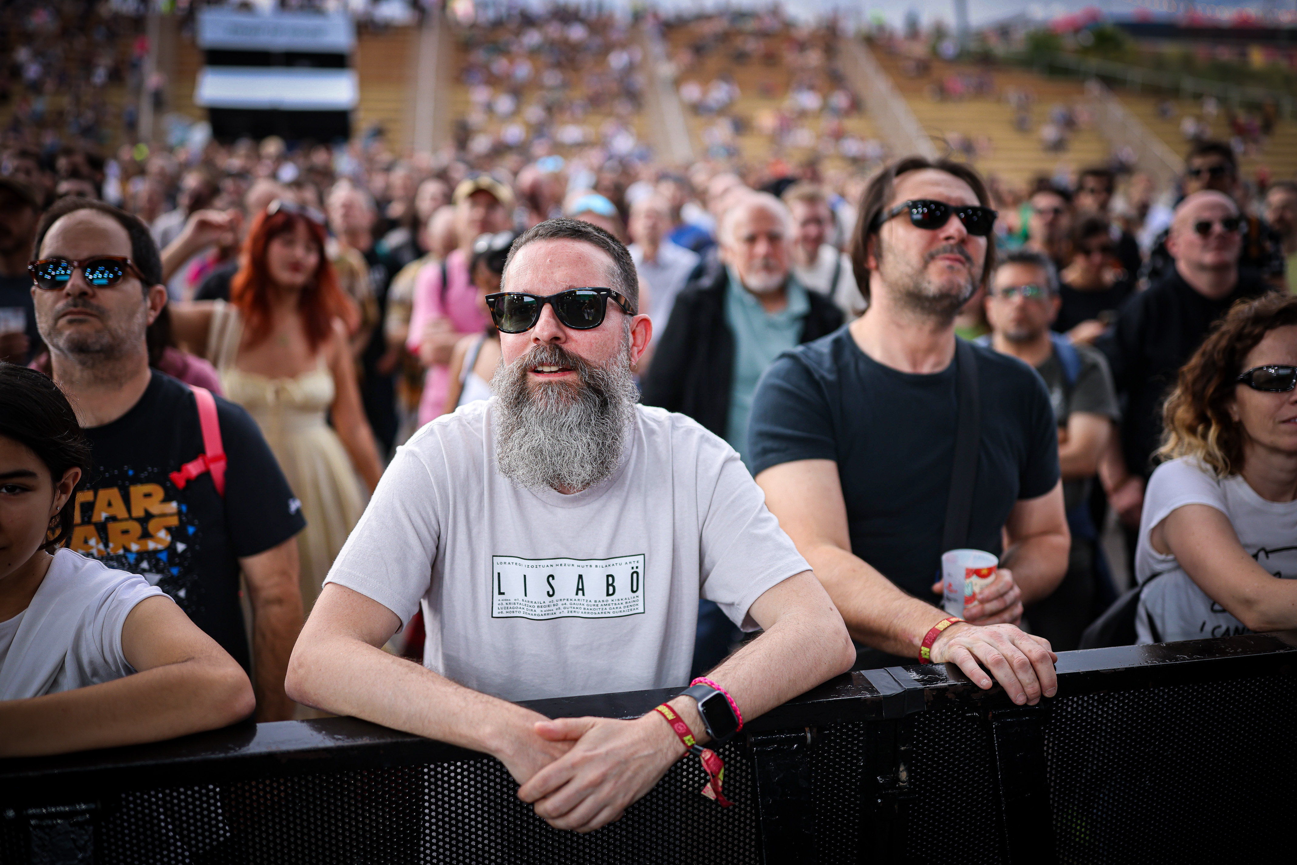 El públic del concert del grup Lisabö al Primavera Sound