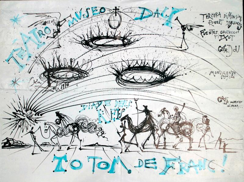 The document given to Dalí Research Center that shows the artist's will