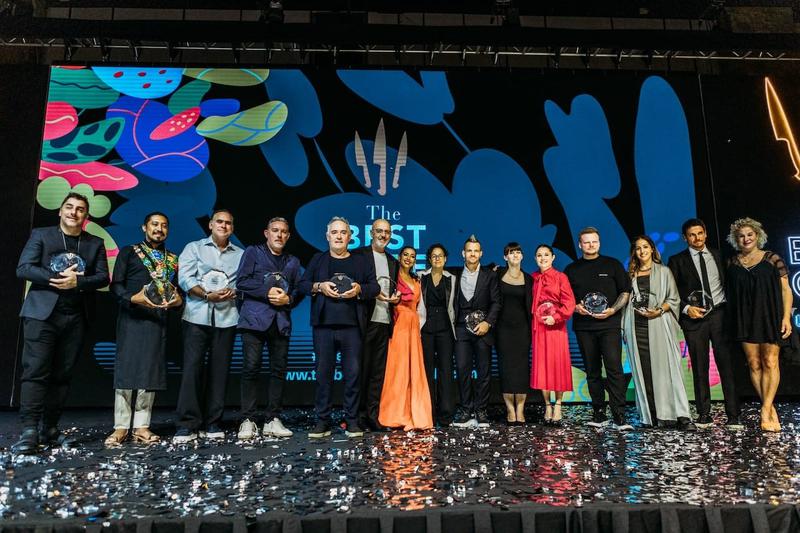 The world's top ten chefs at the Best Chef Awards on November 20