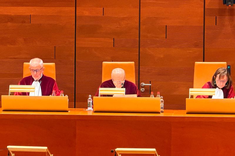 Grand Chamber judges at the Court of Justice of the European Union read out the rulings