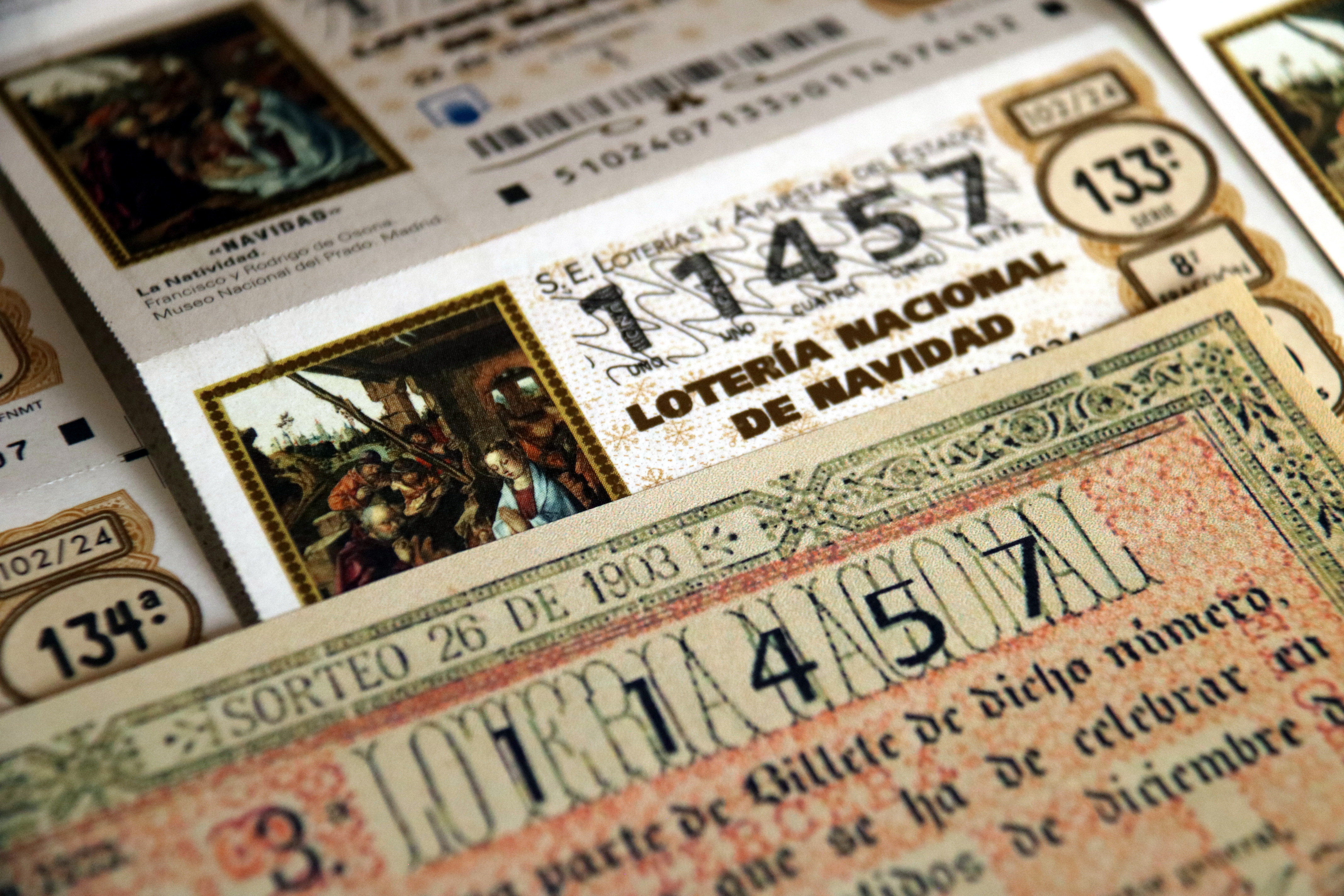 The first lottery ticket played in 1930 with the 11457 and the one from this year