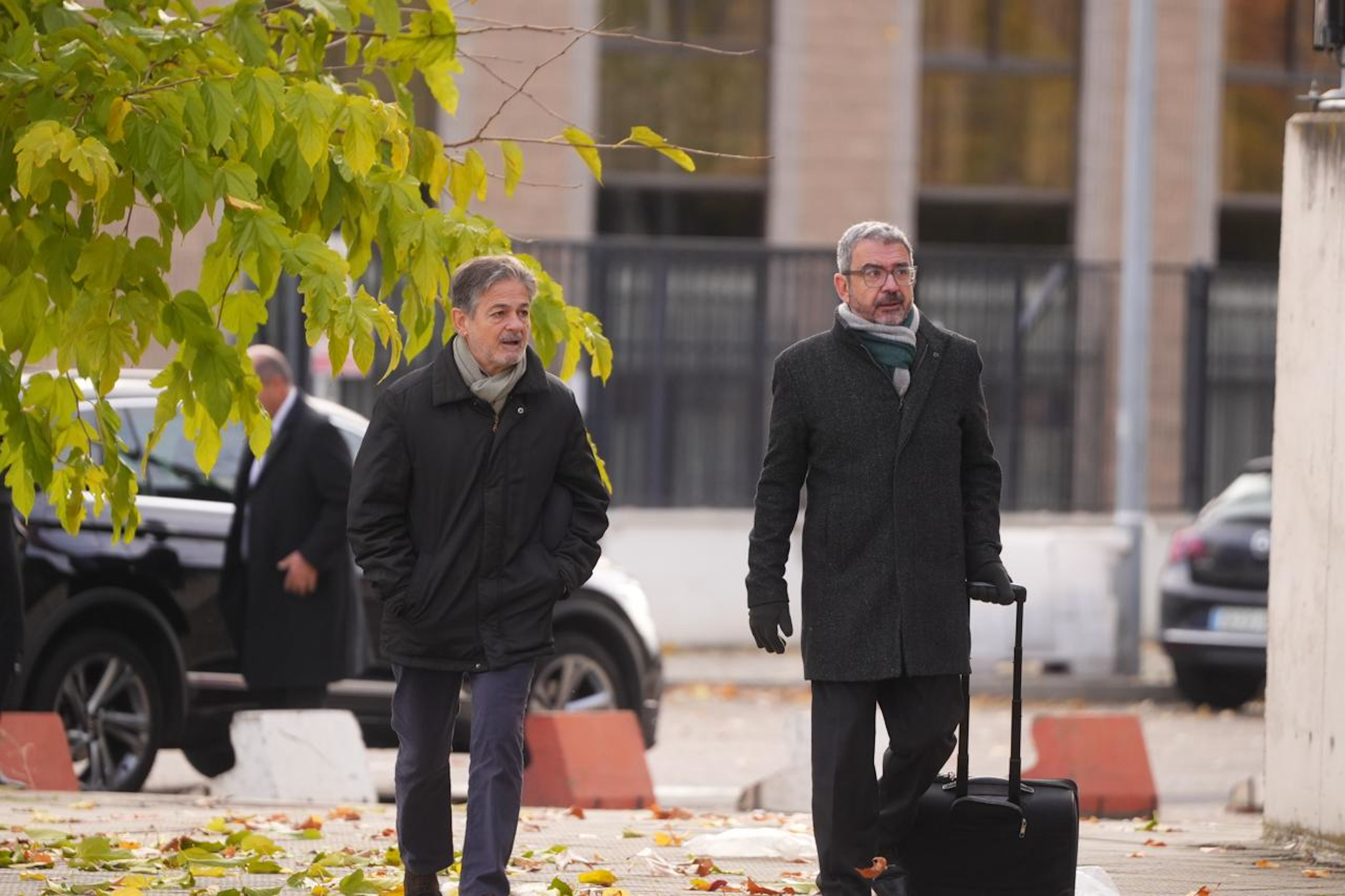 Oriol Pujol arriving at Spain's National Court