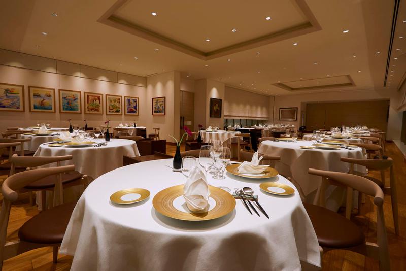 Interior of Sant Pau Tokyo restaurant