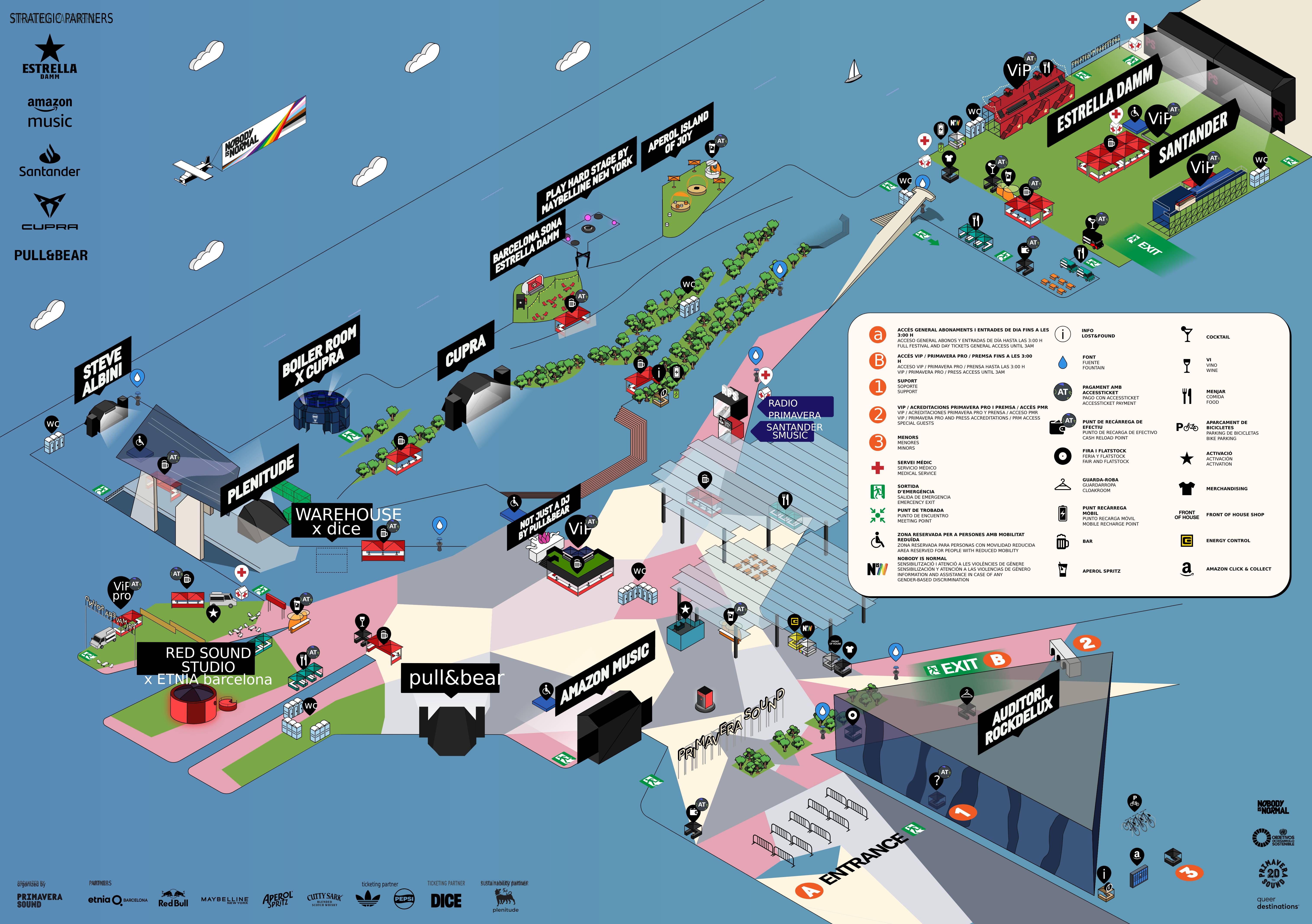 Primavera Sound 2024 map