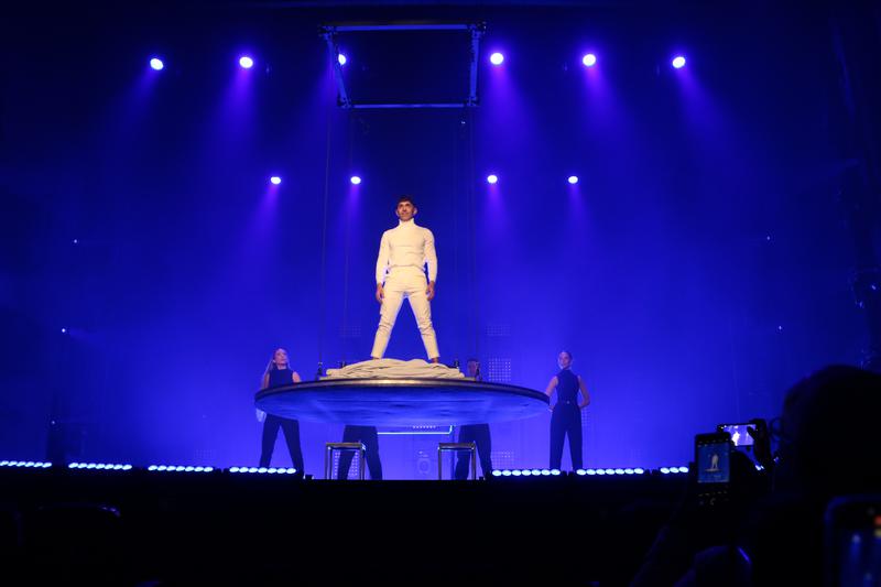 Catalan magician and illusionist Mago Pop during a press conference in Barcelona