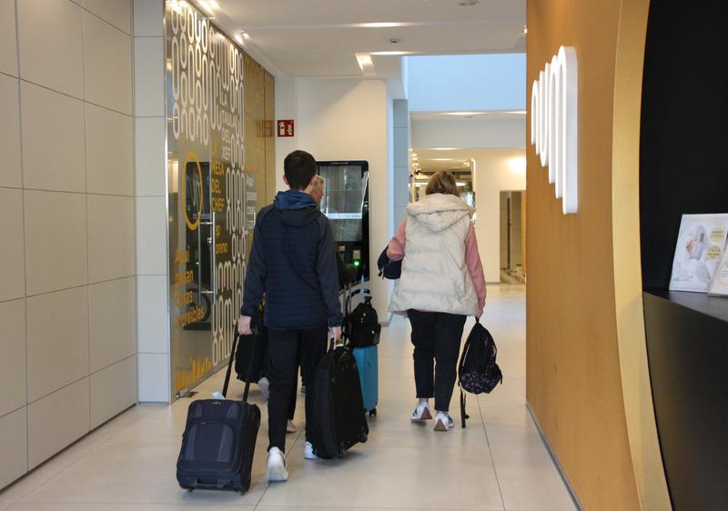 Tourist at a hotel in Salou