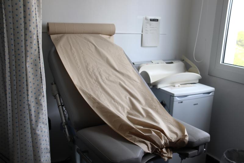A delivery room at Barcelona's Vall d'Hebron Hospital
