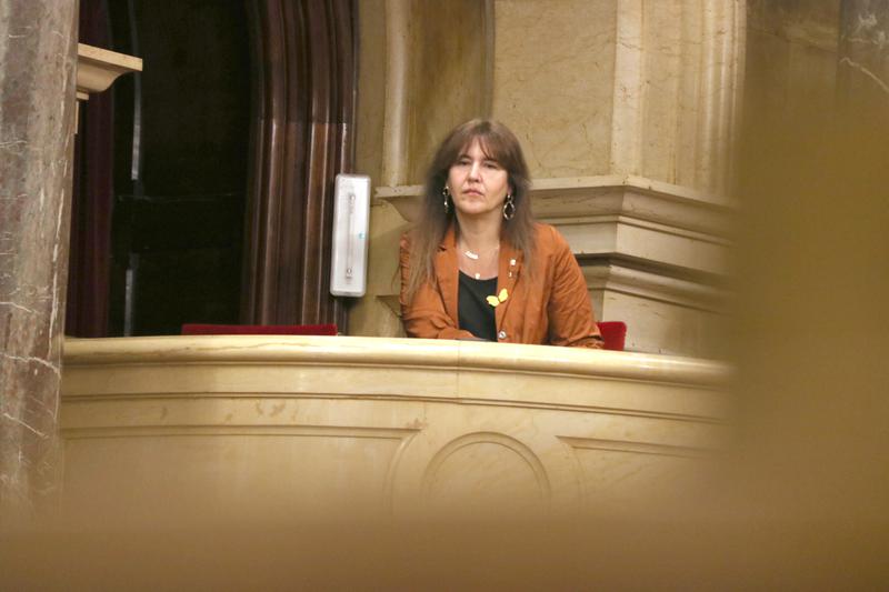 Parliament speaker Laura Borràs during a plenary session on May 3, 2023