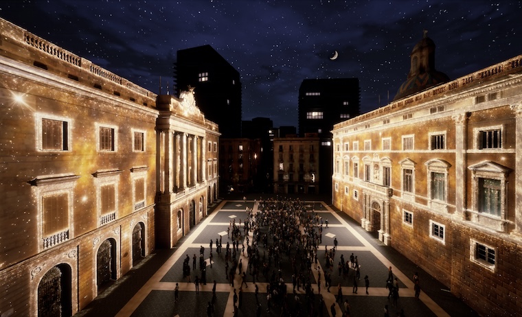 Symphony of Stars at Sant Jaume Square