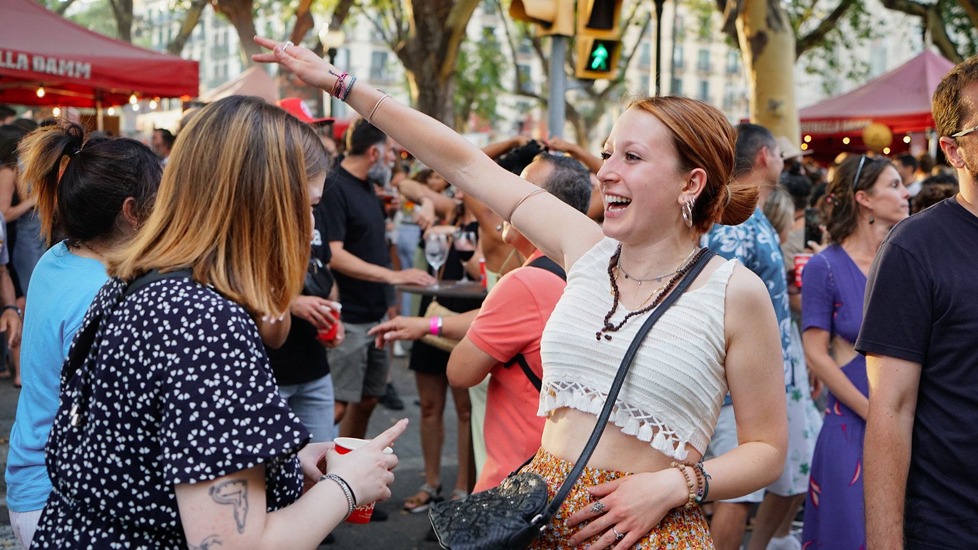 People enjoying the atmosphere at Born Street Food