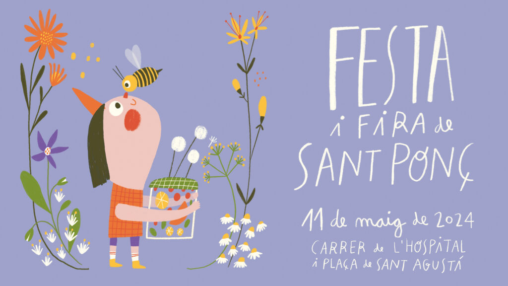 Sant Ponç traditional fair poster for the 2024 edition
