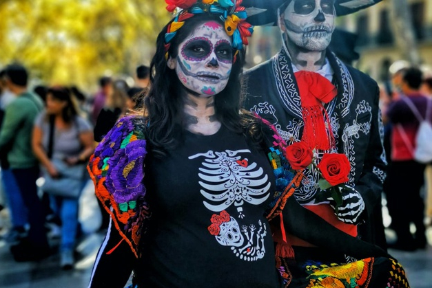 Day of the Dead parade in Barcelona