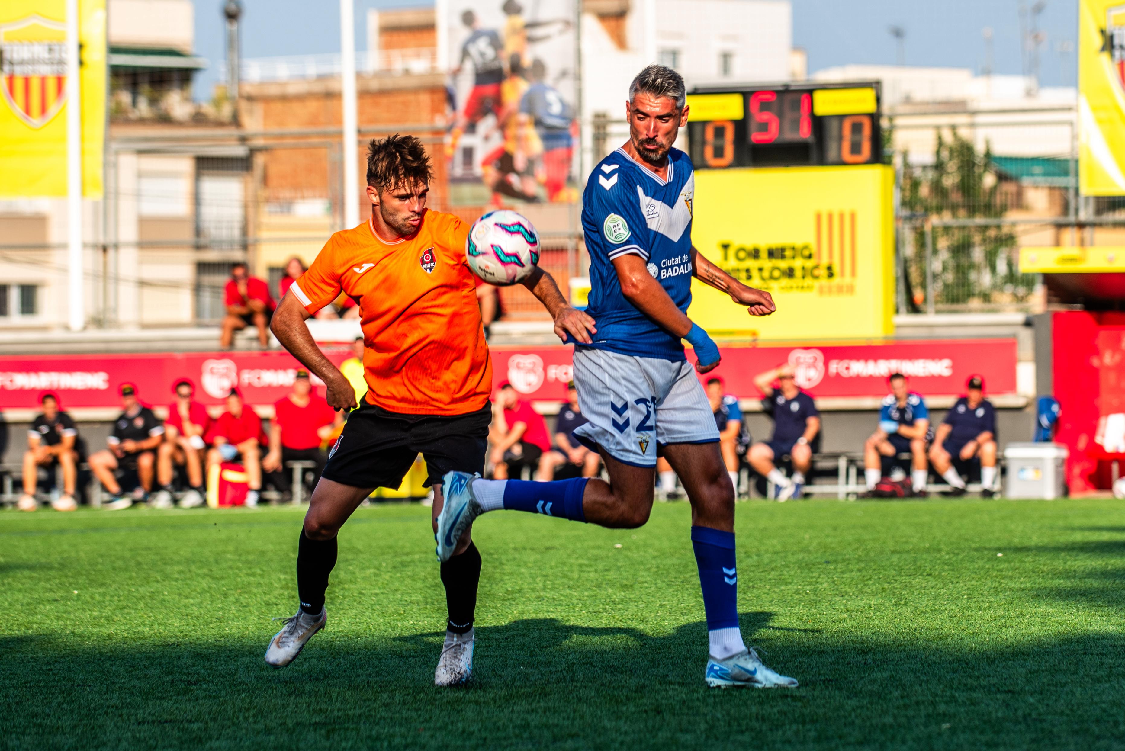 Players from Reus Reddis and Badalona battle it out in the 2025 edition of the Torneig d'Històrics