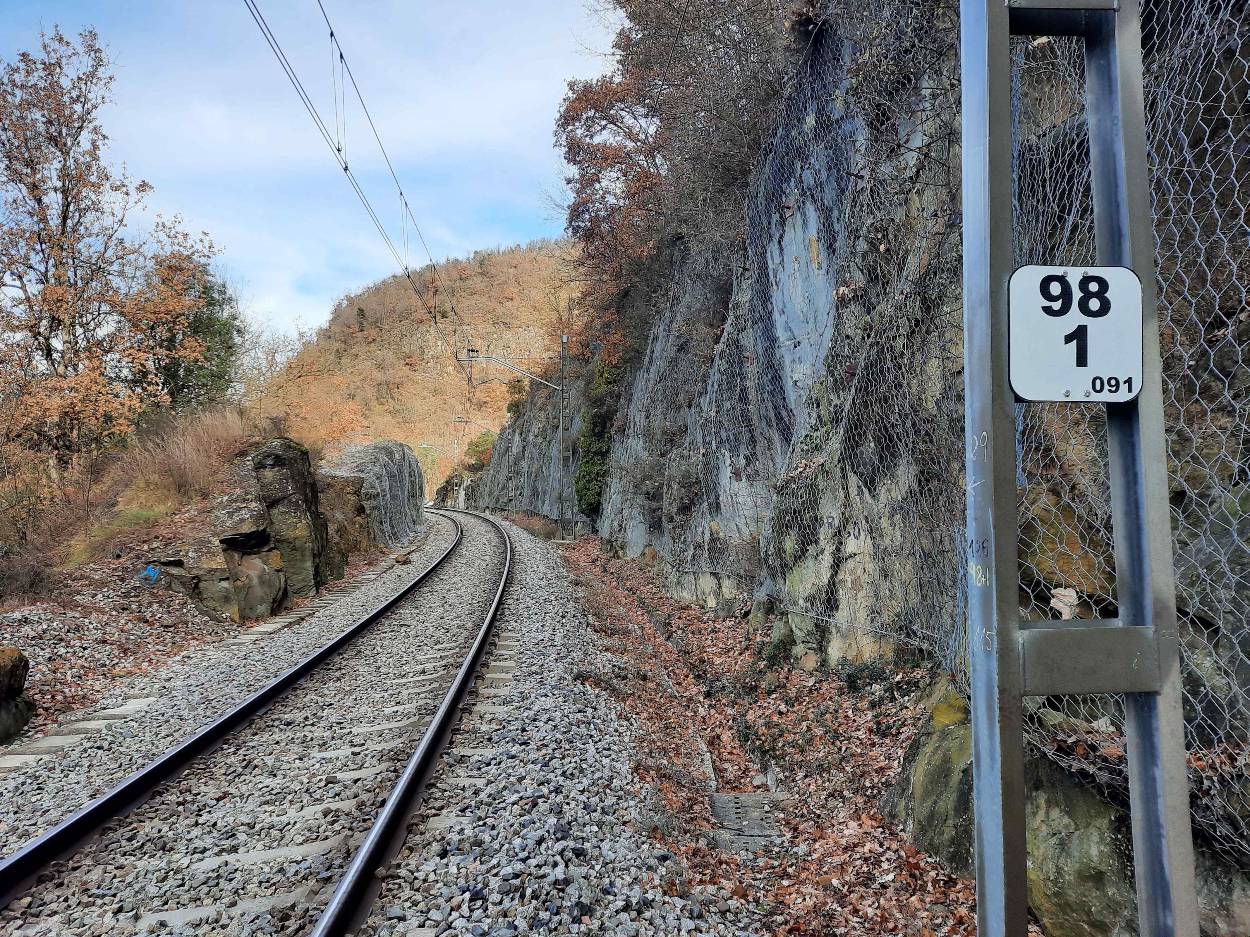 Track section after Adif improvement works