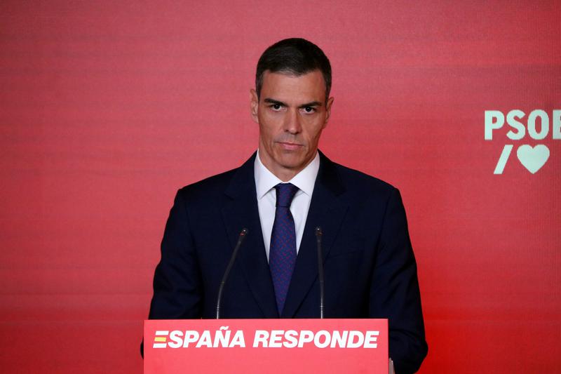 Spanish PM Pedro Sánchez in a press conference after the resignation of his right-hand man Santos Cerdán, involved in a corruption scandal