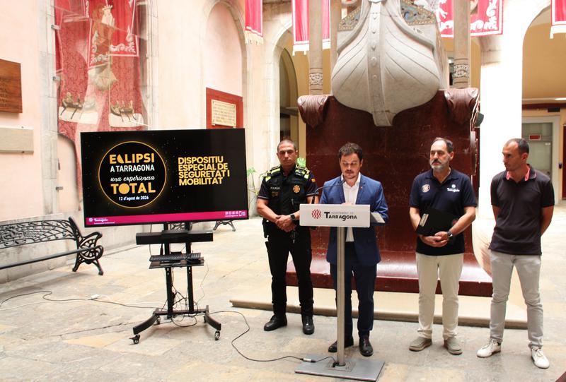 Tarragona desplegarà un dispositiu especial per a l'eclipsi amb uns 35 efectius per garantir la seguretat i la mobilitat