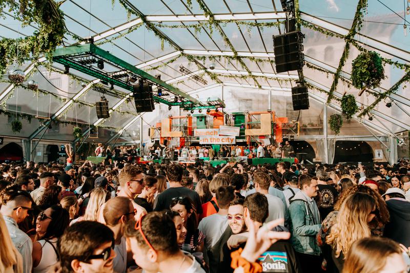 People enjoy the Brunch in the City Barcelona edition in an archive picture