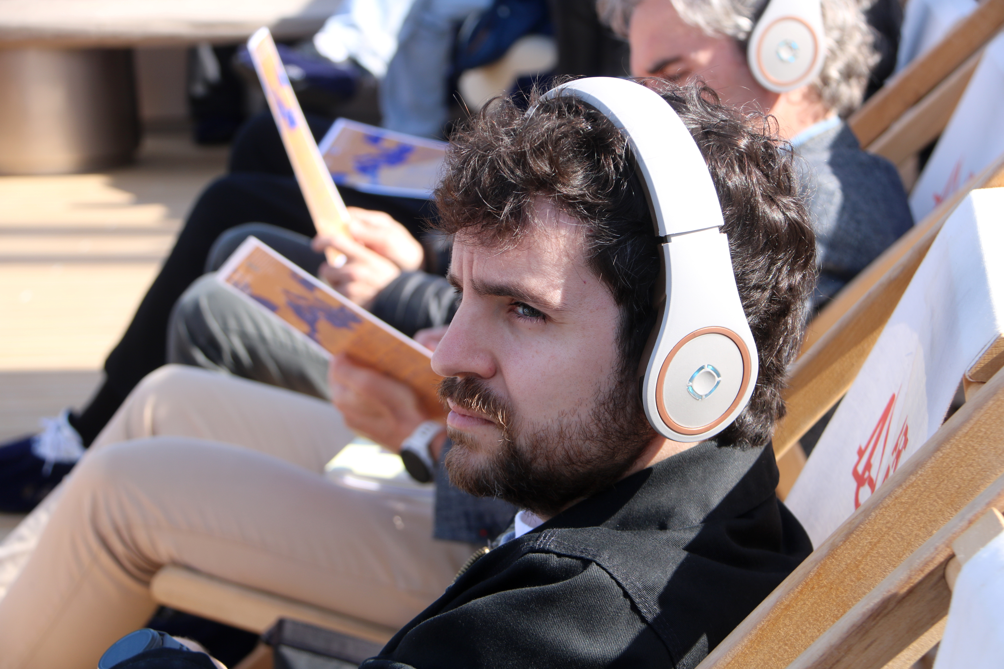One of the immersive activities on the Art Explora Festival museum ship