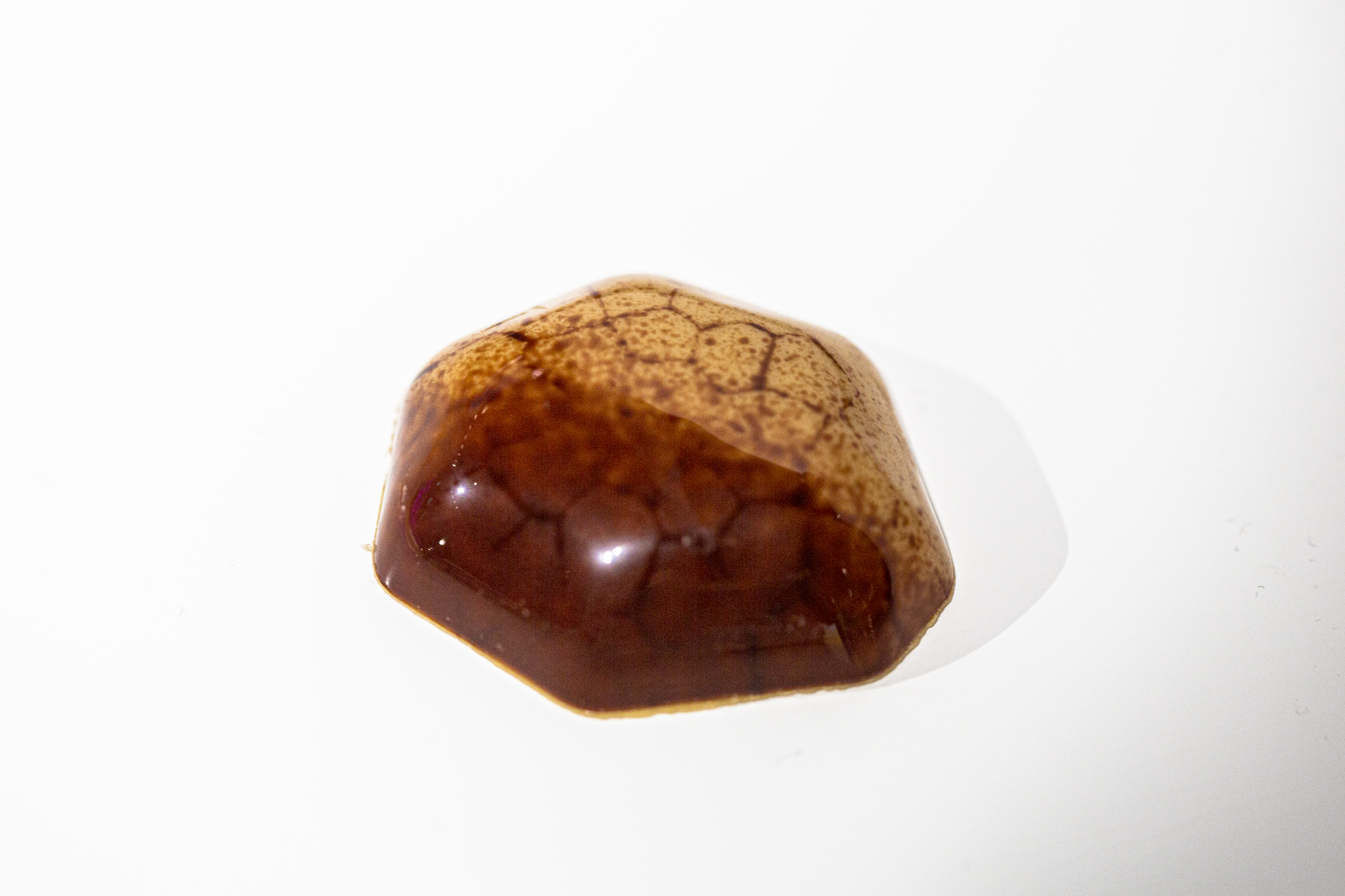 Lluc Clusellas' bonbon that resembles a scorched piece of land